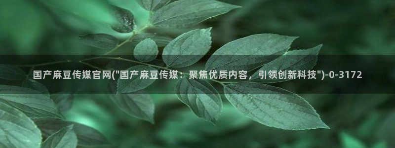 麻豆影视专题：国产麻豆传媒官网(\