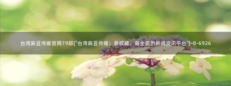 麻豆演员